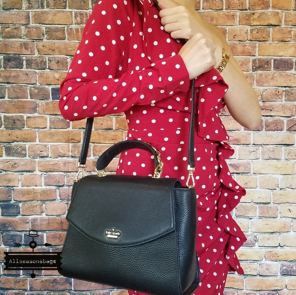 Kate spade kim murray black crossbody satchel bag - Picture 5 of 8